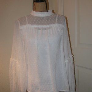 Bohemian Sheer Long Sleeve Blouse